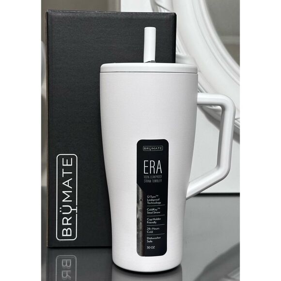 LIMITED EDITION BruMate 30oz Era, MATTE WHITE